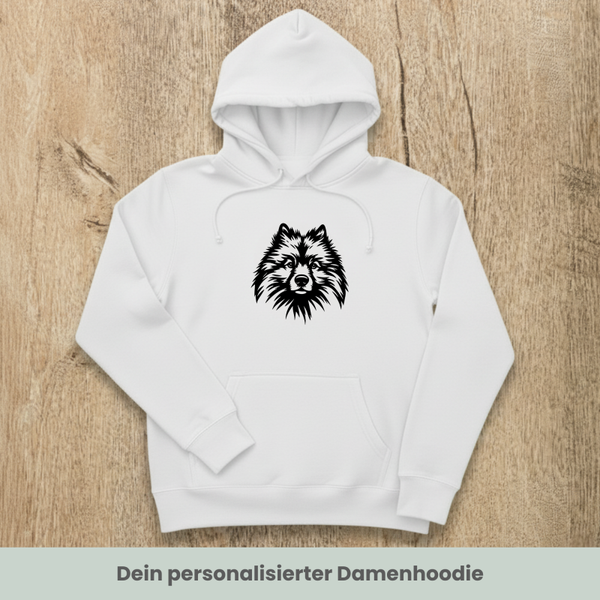 Damen Hoodie - personalisiert mit deinem Tierfoto