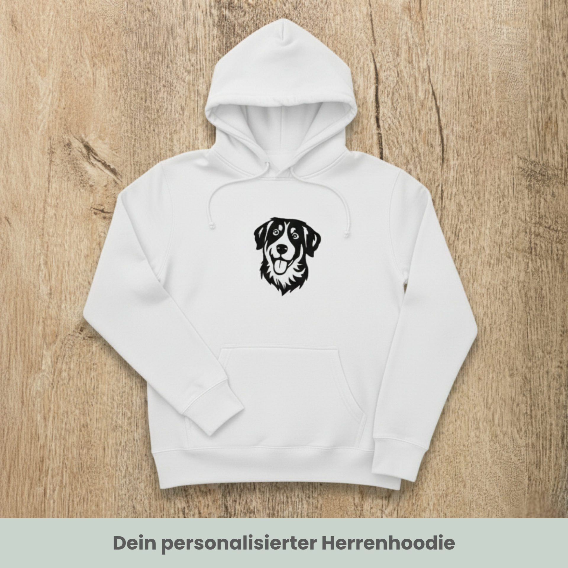 Herren Hoodie - personalisiert aus deinem Tierfoto