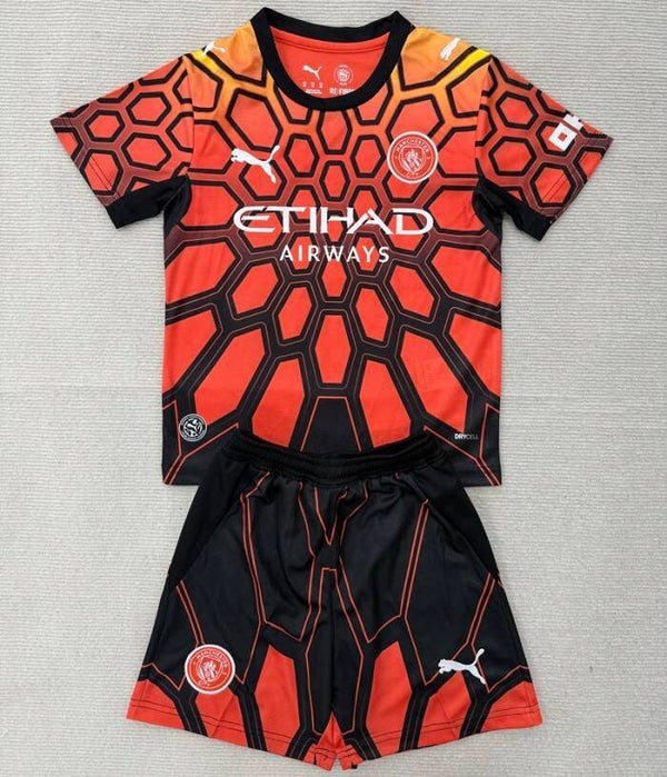 Man City 26/27 Orange Goalkeeper Kit