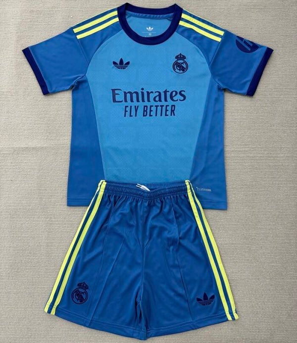 Real Madrid 26/27 Blue Goalkeeper Kit