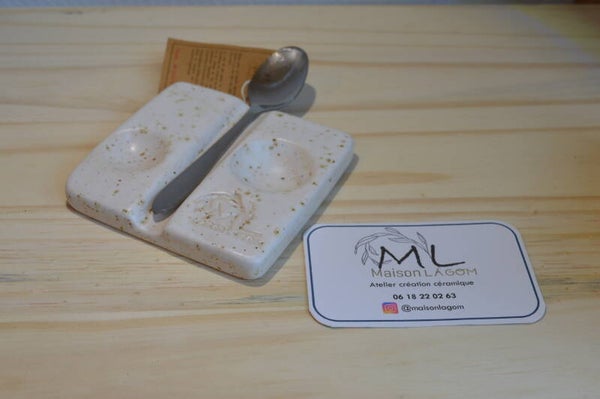 MAISON LAGOM COQUETIER AVEC CUILLERE SPIRIT