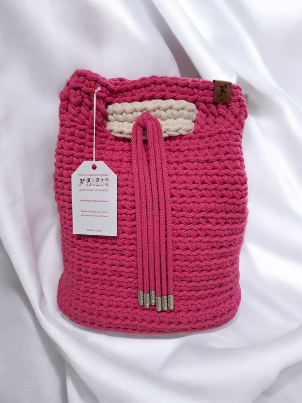 Luxury Hand Crocheted City Back Pack