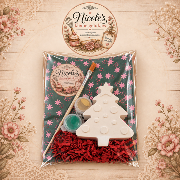 DIY Kerstfiguren Verfset