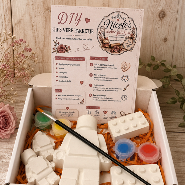 DIY Gips Verfset – Bouwstenen