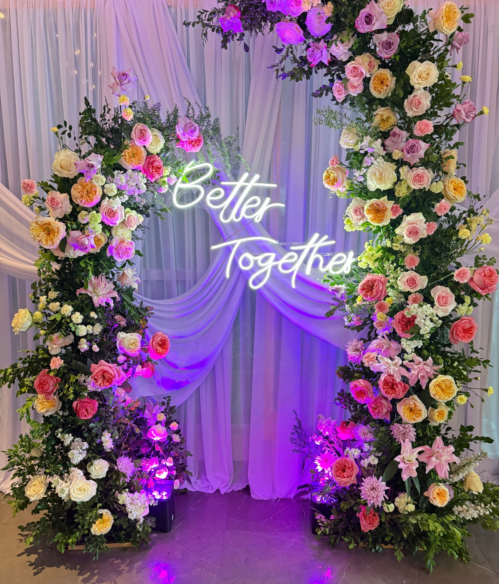 estructura de Arcos para flores