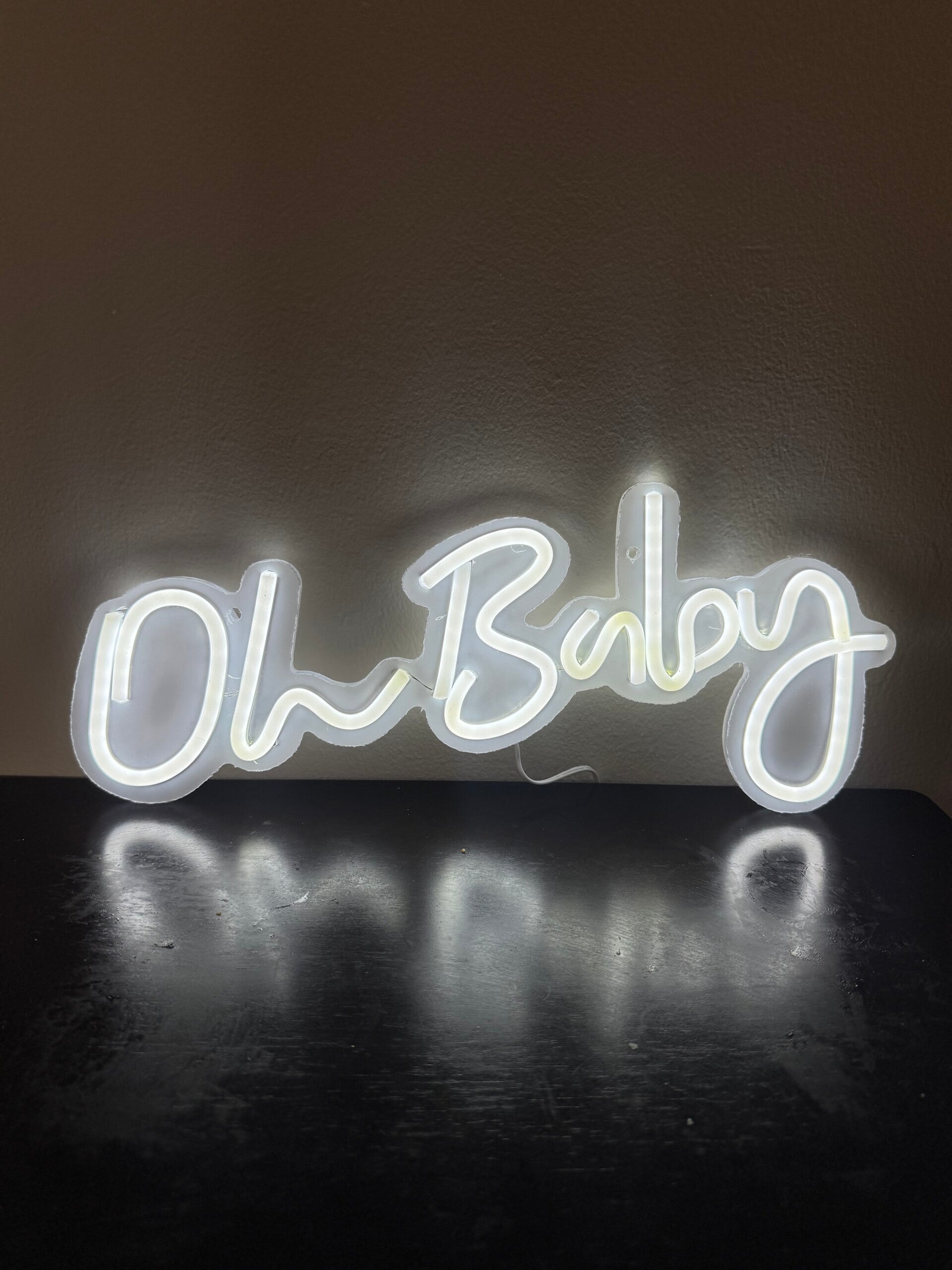 Letrero led ¨Oh Baby¨
