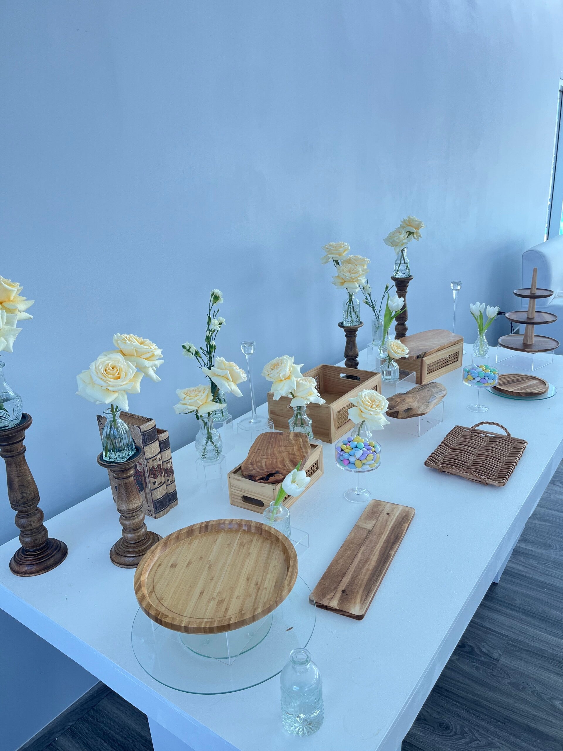 Set de bases en madera