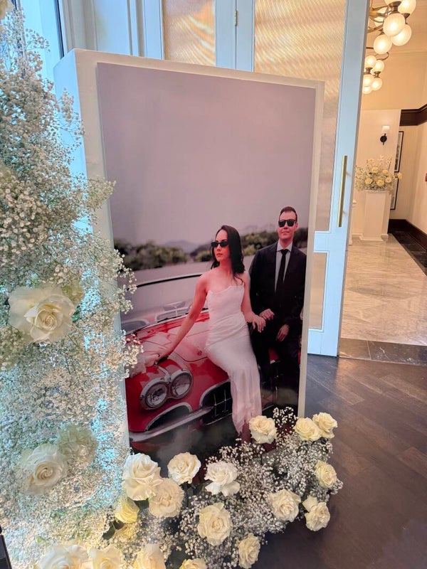 Cajon blanco para fotos