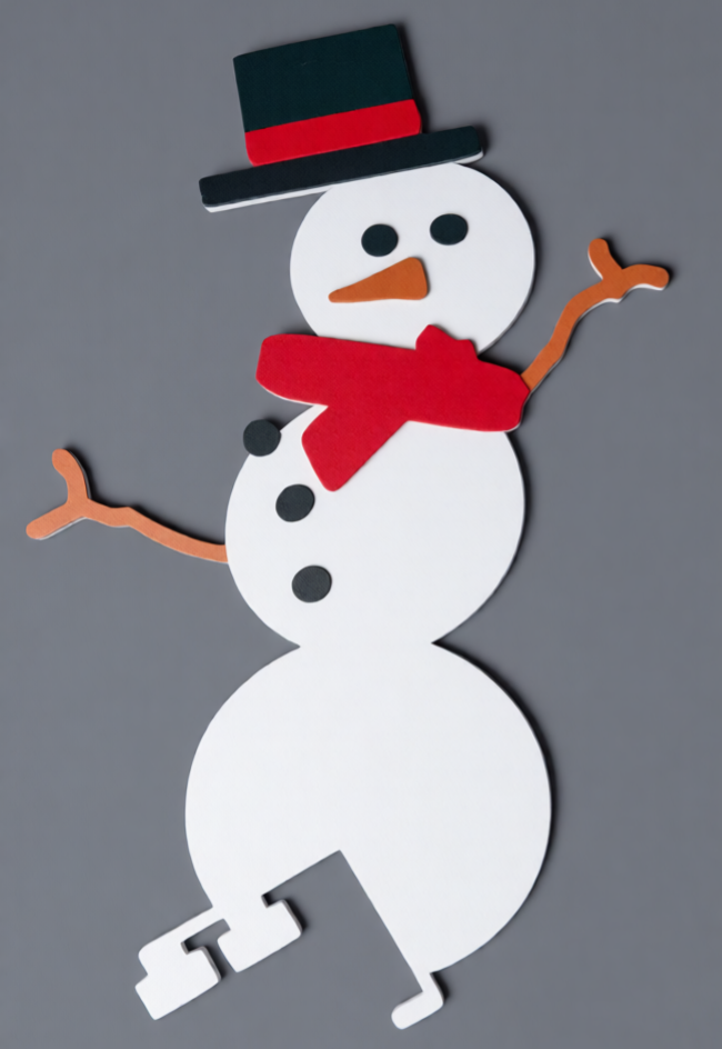 Christmas Door Topper - Single (Snowman)