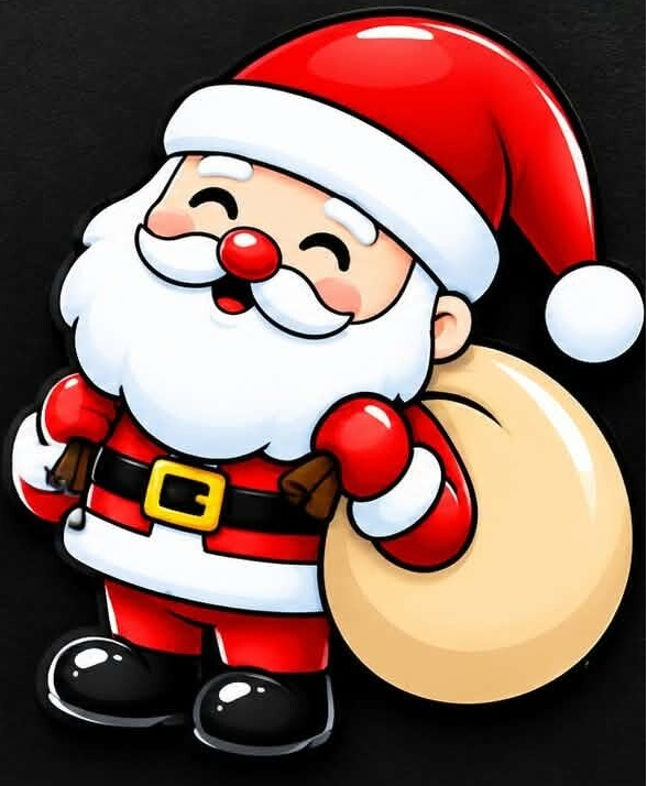 Christmas Door Topper - Single (Santa)