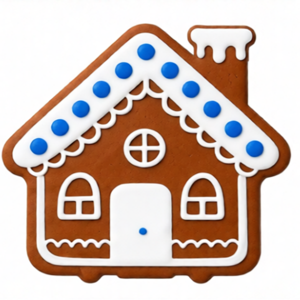 Christmas Door Topper - Single (Gingerbread House)