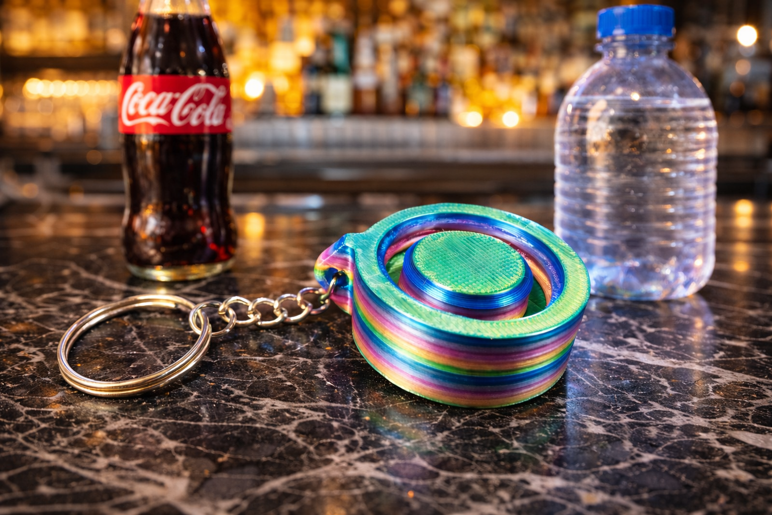 🌈Universele Festival Dop Rainbow 3D Geprint PLA