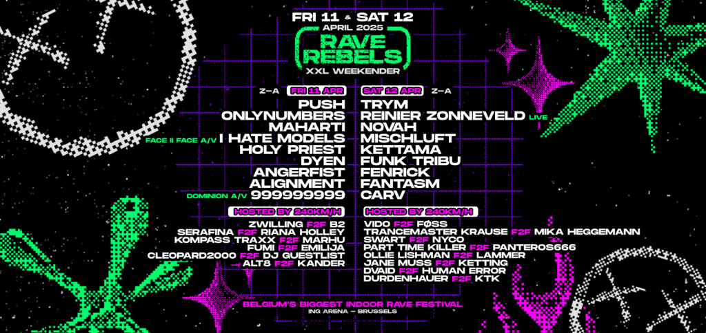 La timetable de RAVE REBELS est sortie ! / News | Dropsiders : L'actu ...