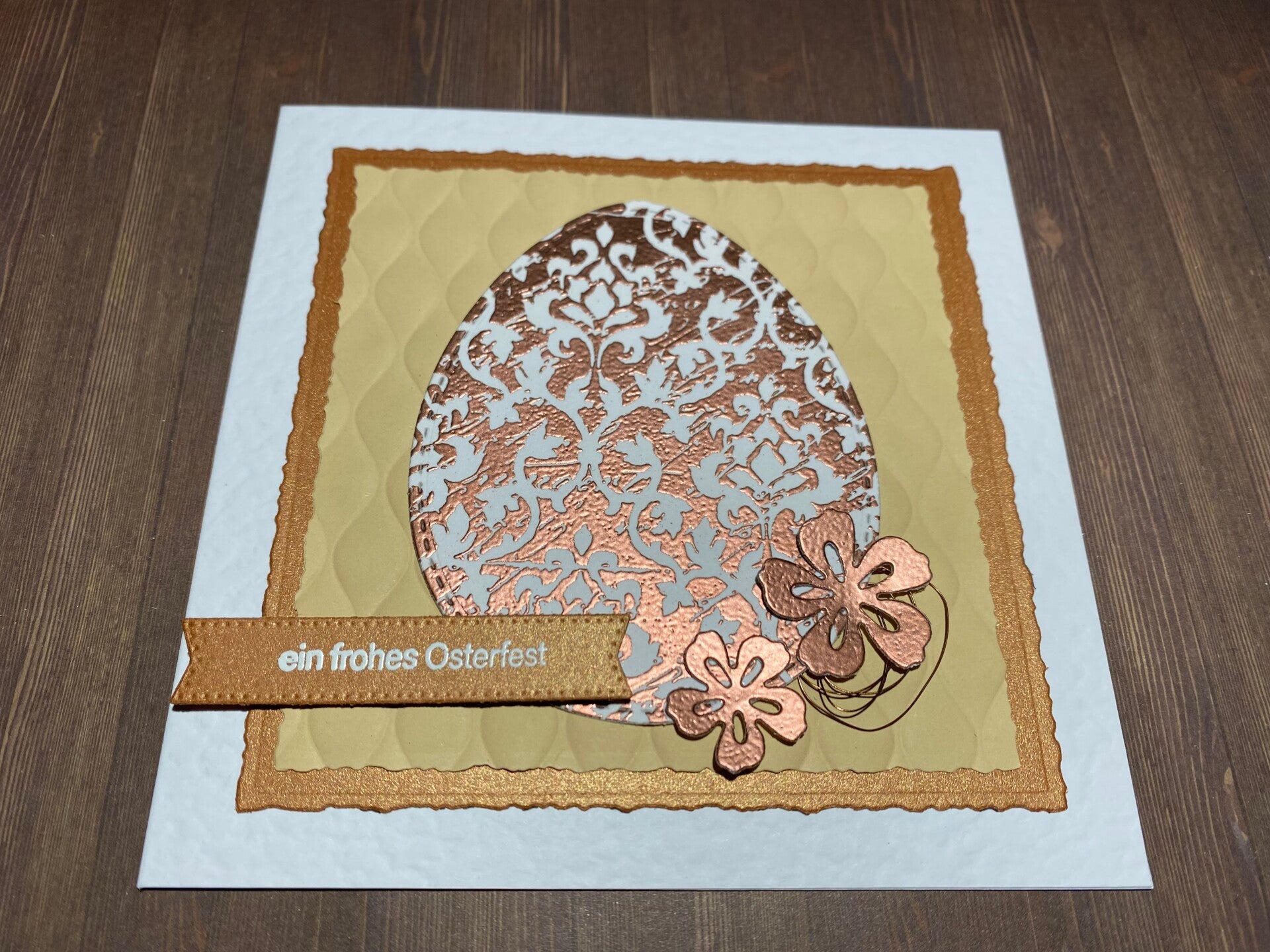 Ostern: Osterei bronze