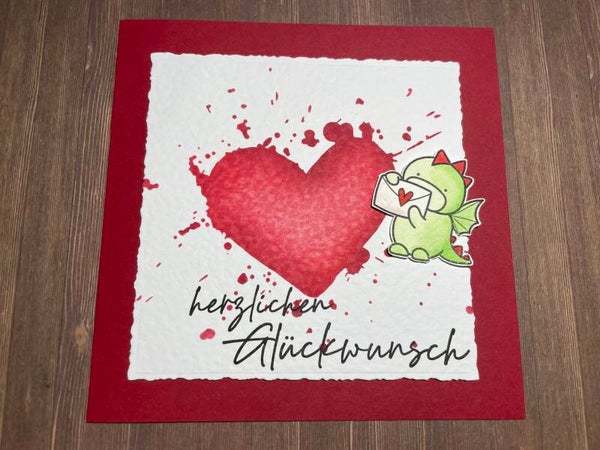 Geburtstag: Drache mit Herz