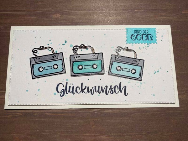 Geburtstag: Kind der 80er - türkis