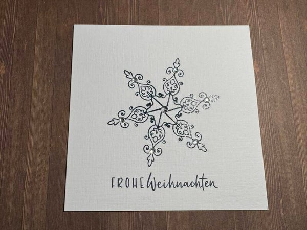 Weihnachten: Schneeflocke II