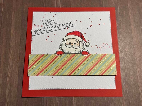 Weihnachten: Weihnachtsmann Willi - rot II