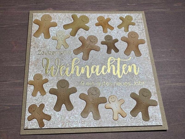 Weihnachten: Lebkuchenmänner