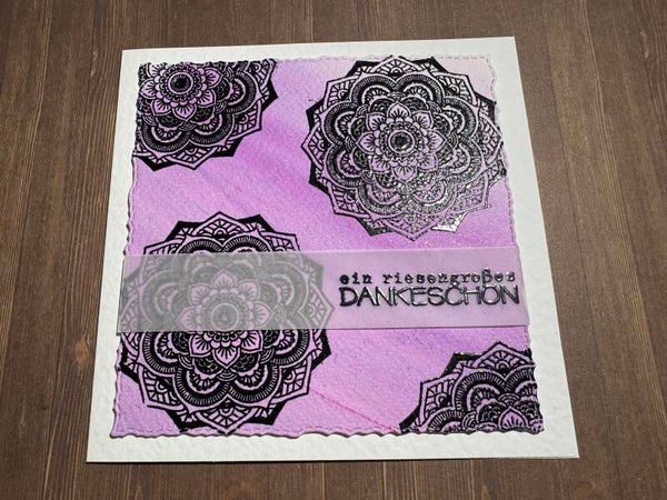 Danke: Mandala violett