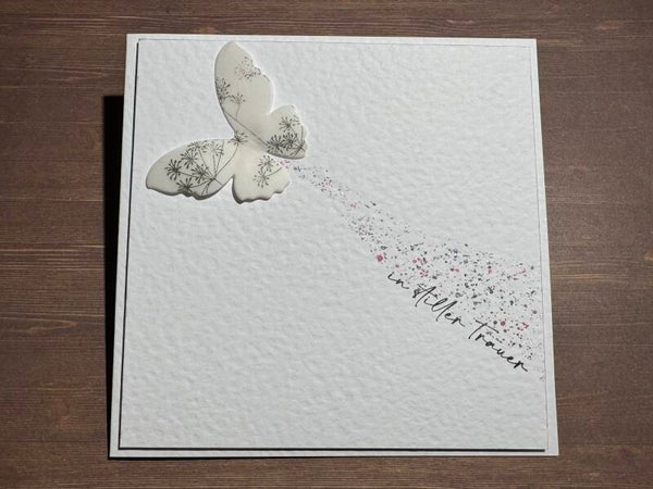 Trauer: Schmetterling - Pergamin II
