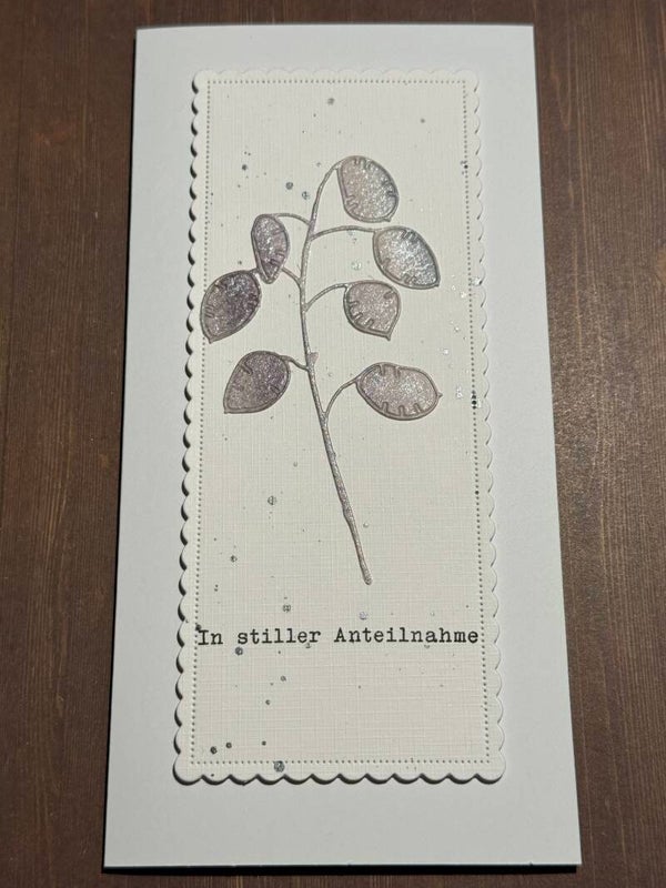 Trauer: Silberblatt - Anteilnahme