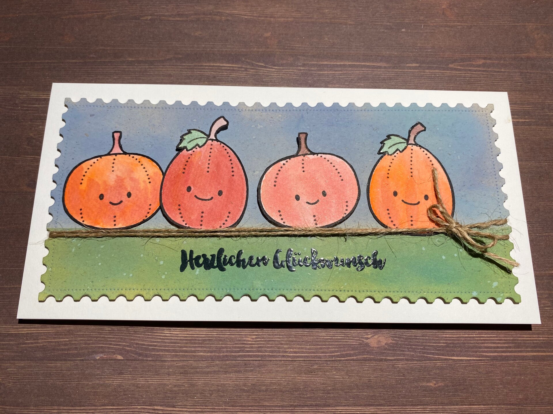 Geburtstag: Kürbis, Herzlichen Glückwunsch