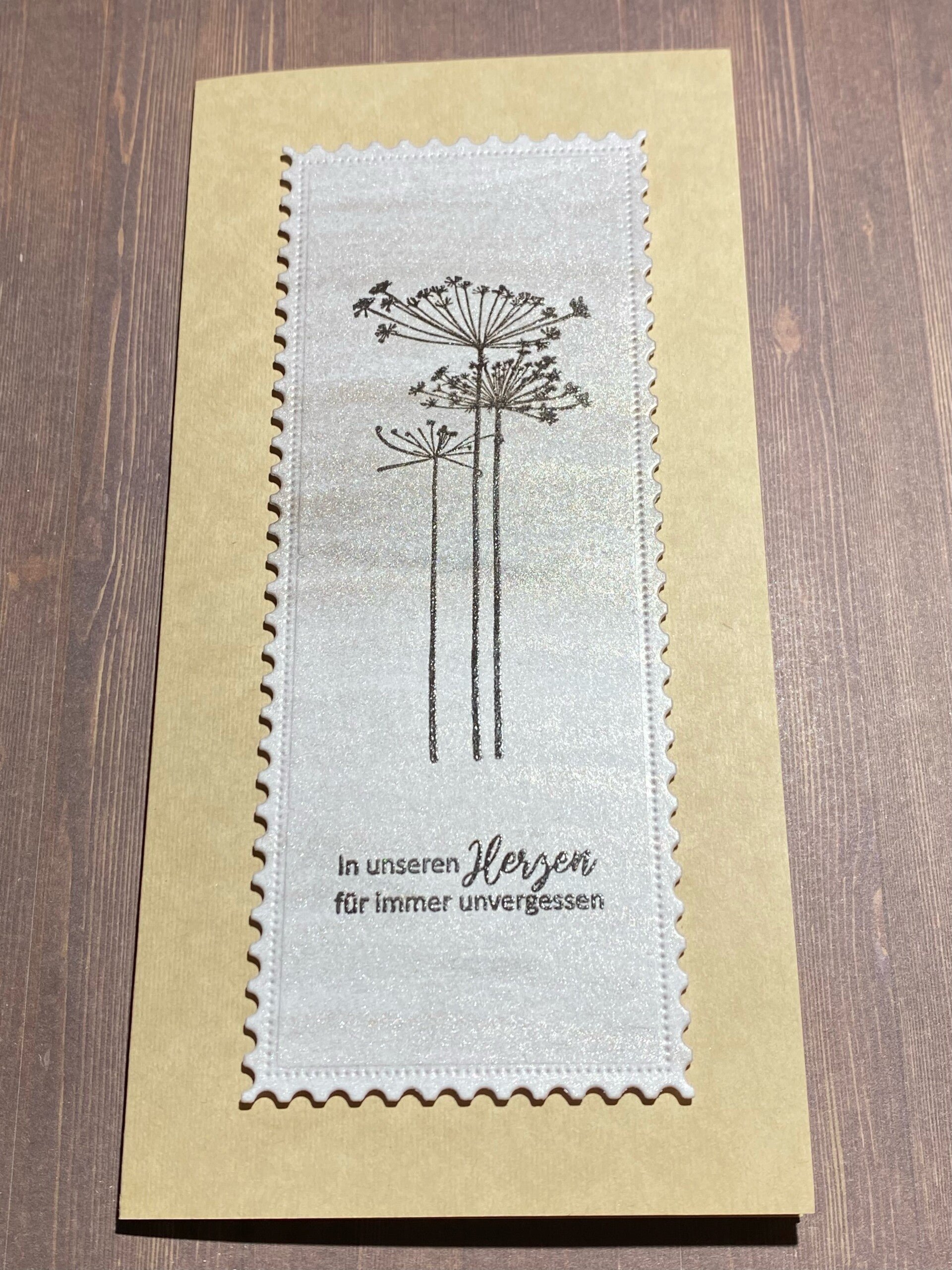 Trauer:  Schafgarbe - unvergessen