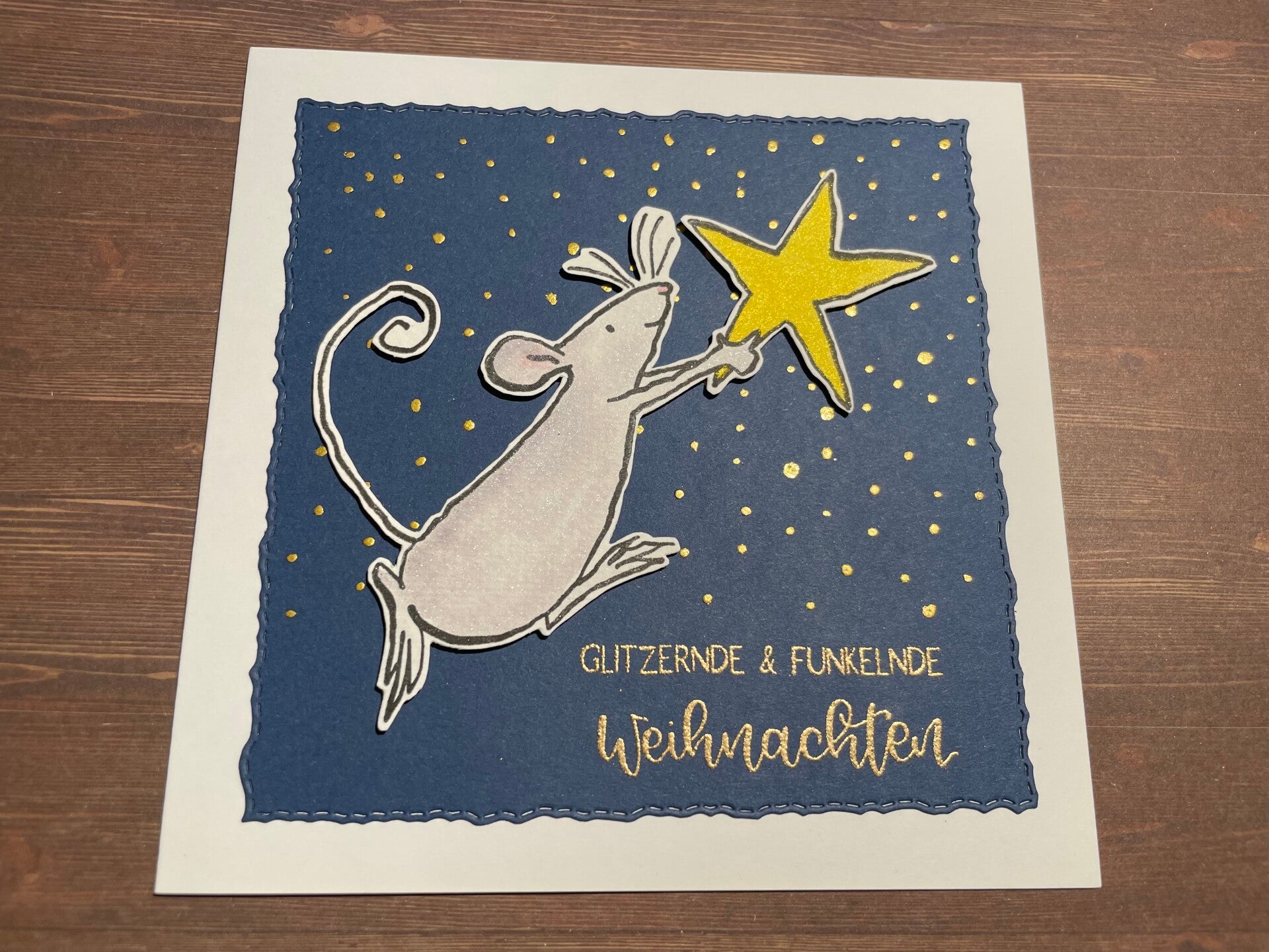 Weihnachten: Sternenmaus gross