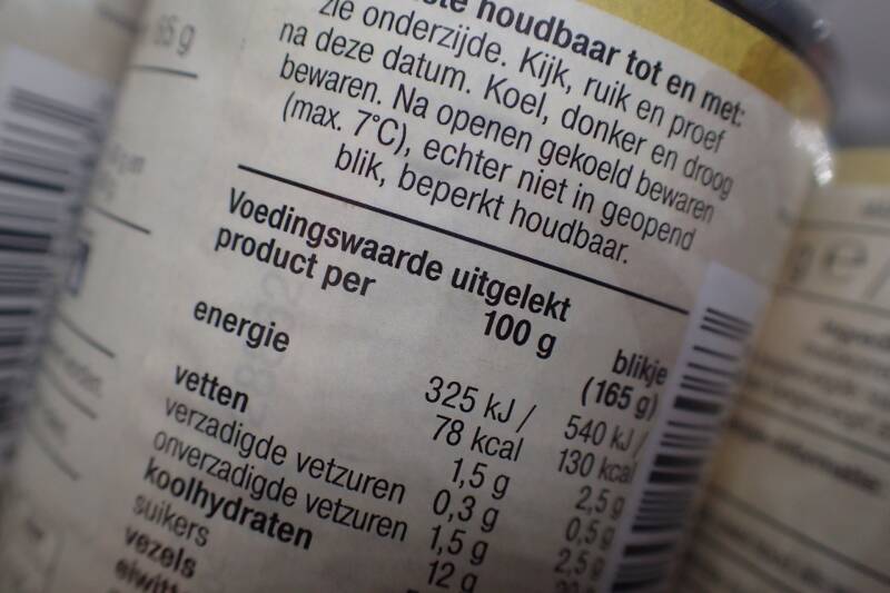 maiskorrels - 325 kJ per 100 g