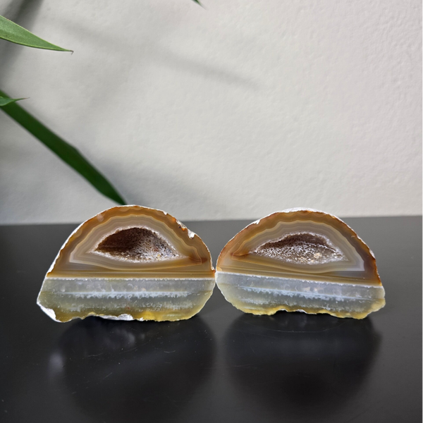 Agaat geode paartje nr94G