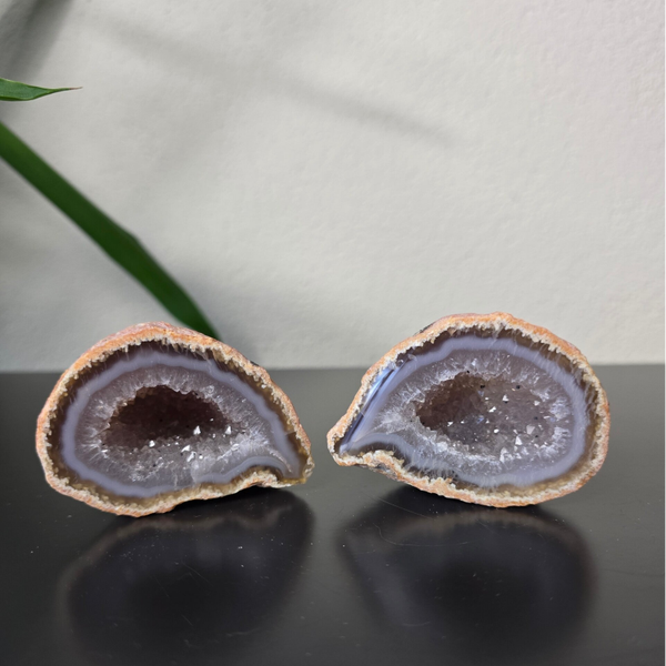 Agaat geode paartje nr95G