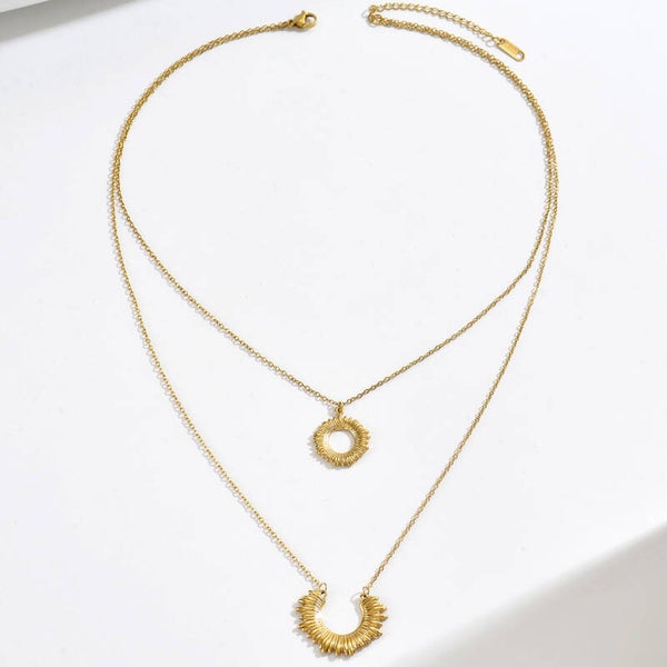 Aurelia Sun Layering Necklace