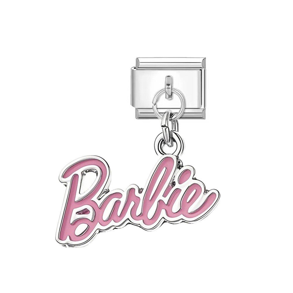 Barbie-Style Schriftzug Charm