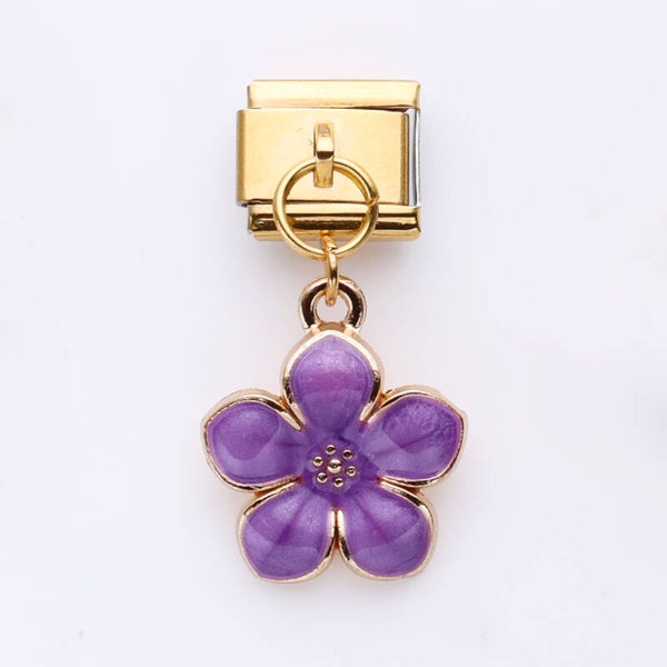 Lila Blümchen Charm