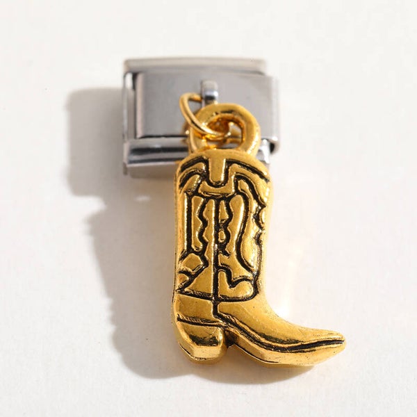 Golden Rodeo Boot Charm