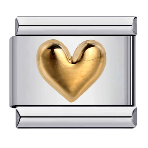 Golden Heart Charm