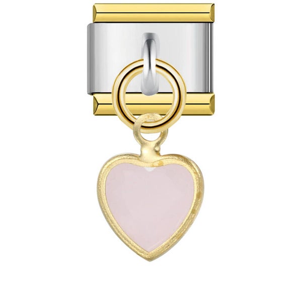 Sweet Rose Heart Charm