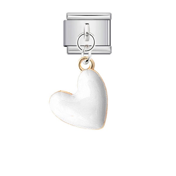 Pure Pearl Heart Charm