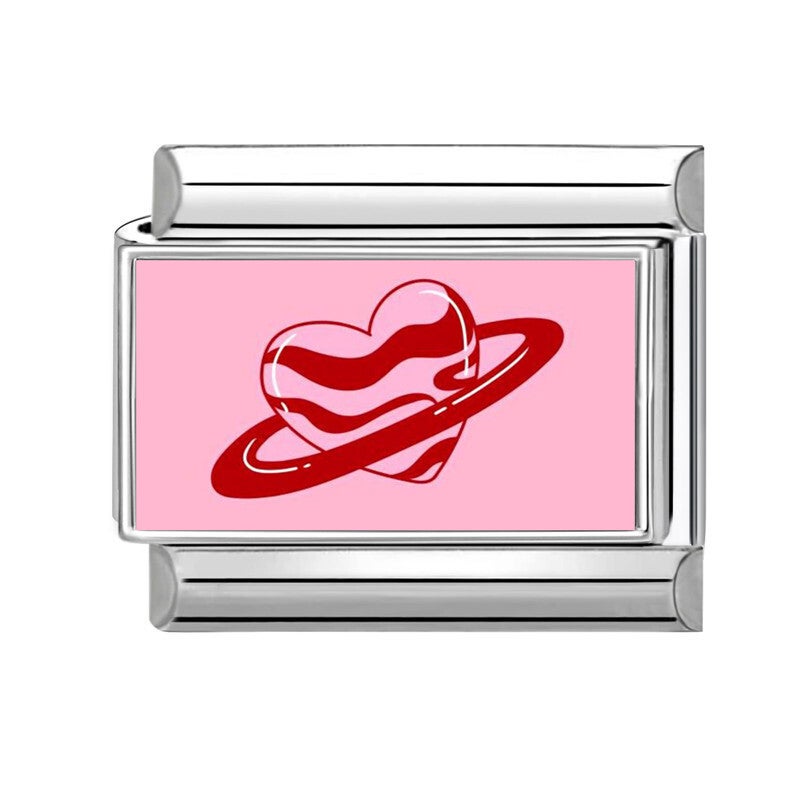Cosmic Love Heart Charm