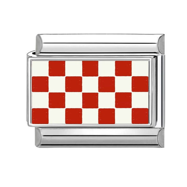 Red Checkerboard Charm