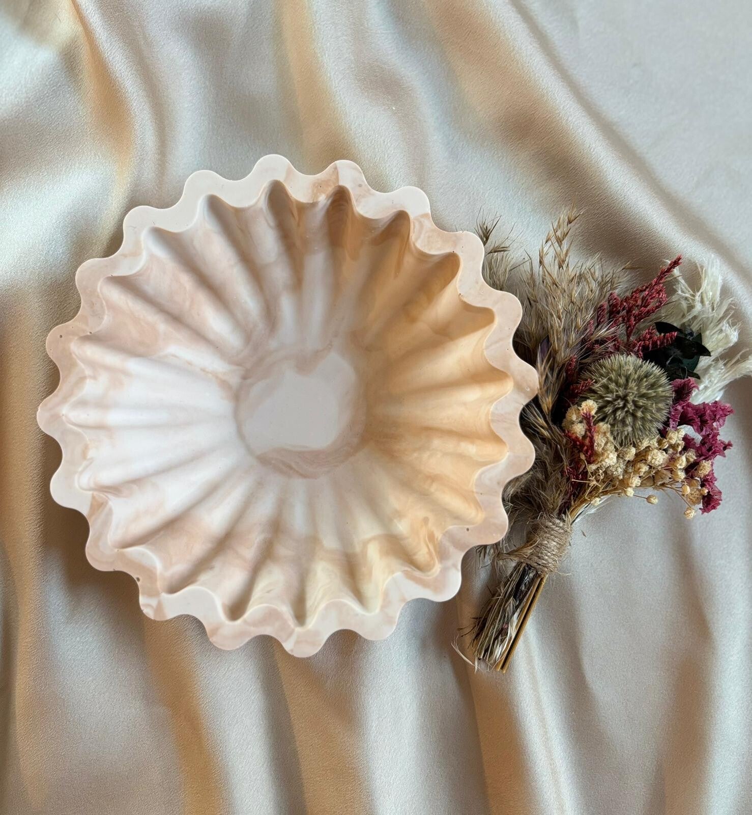 Marble Wave Deko-Schale