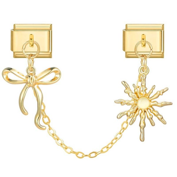 Golden Sunlight Doppel-Charm