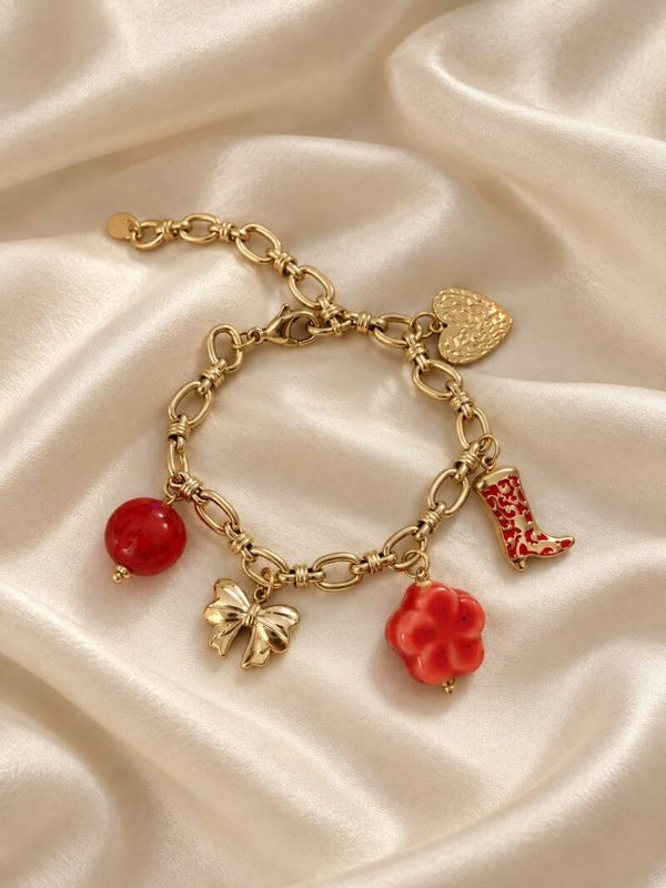Edelstahl Charm Armband Wild Heart