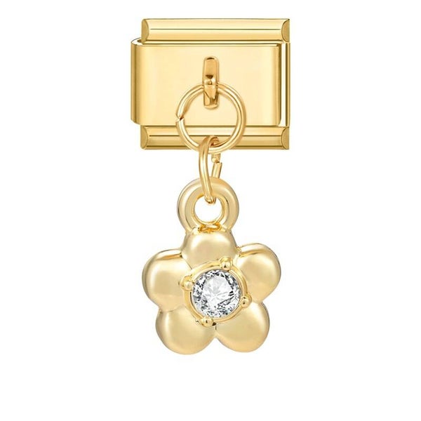 Golden Daisy Glow Charm