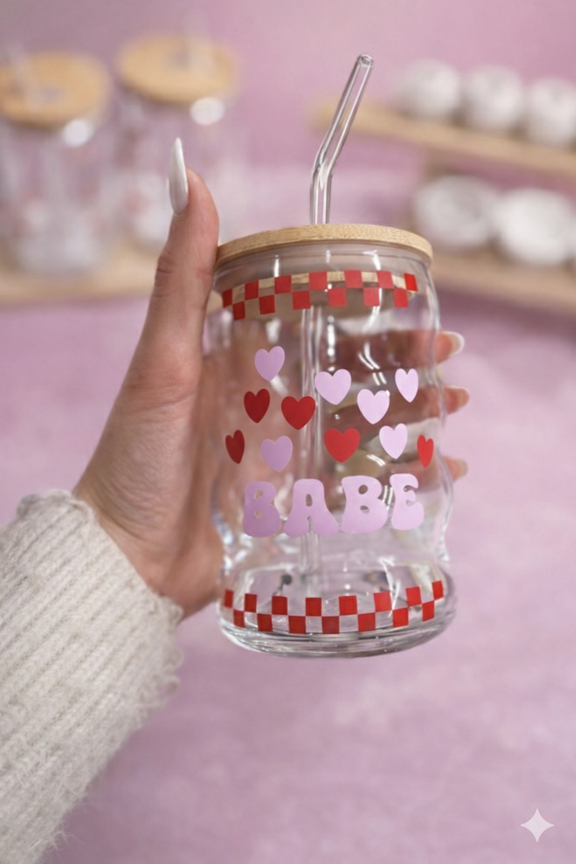 Bubble Trinkglas Babe