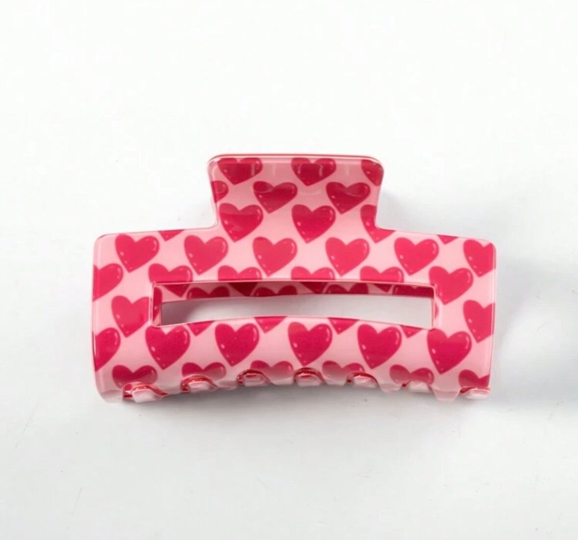 Hair Claw Graphic Heart