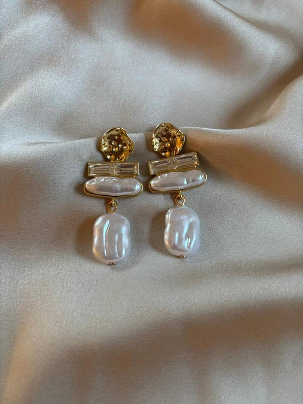 Royal Cascade Perlen Ohrringe