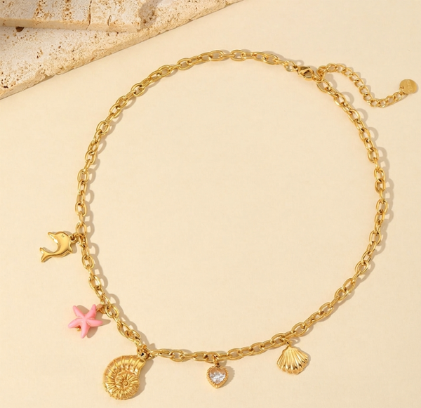 Thalassa Ocean Charm Necklace