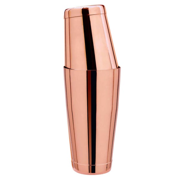 Cocktailshaker boston koper TIN ON TIN 800 ML